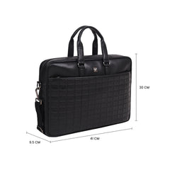 Raven Checkered Office Bag
