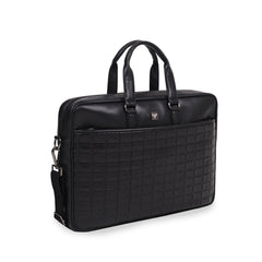 Raven Checkered Office Bag