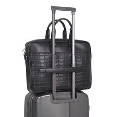 Raven Checkered Office Bag