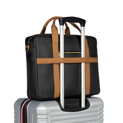 Crest Leather Laptop Bag
