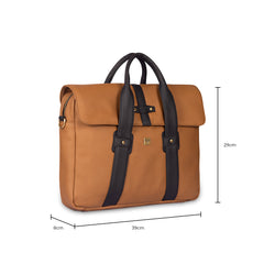 Valor Leather Messenger Bag