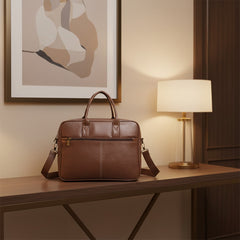 Executive Leather Laptop Bag