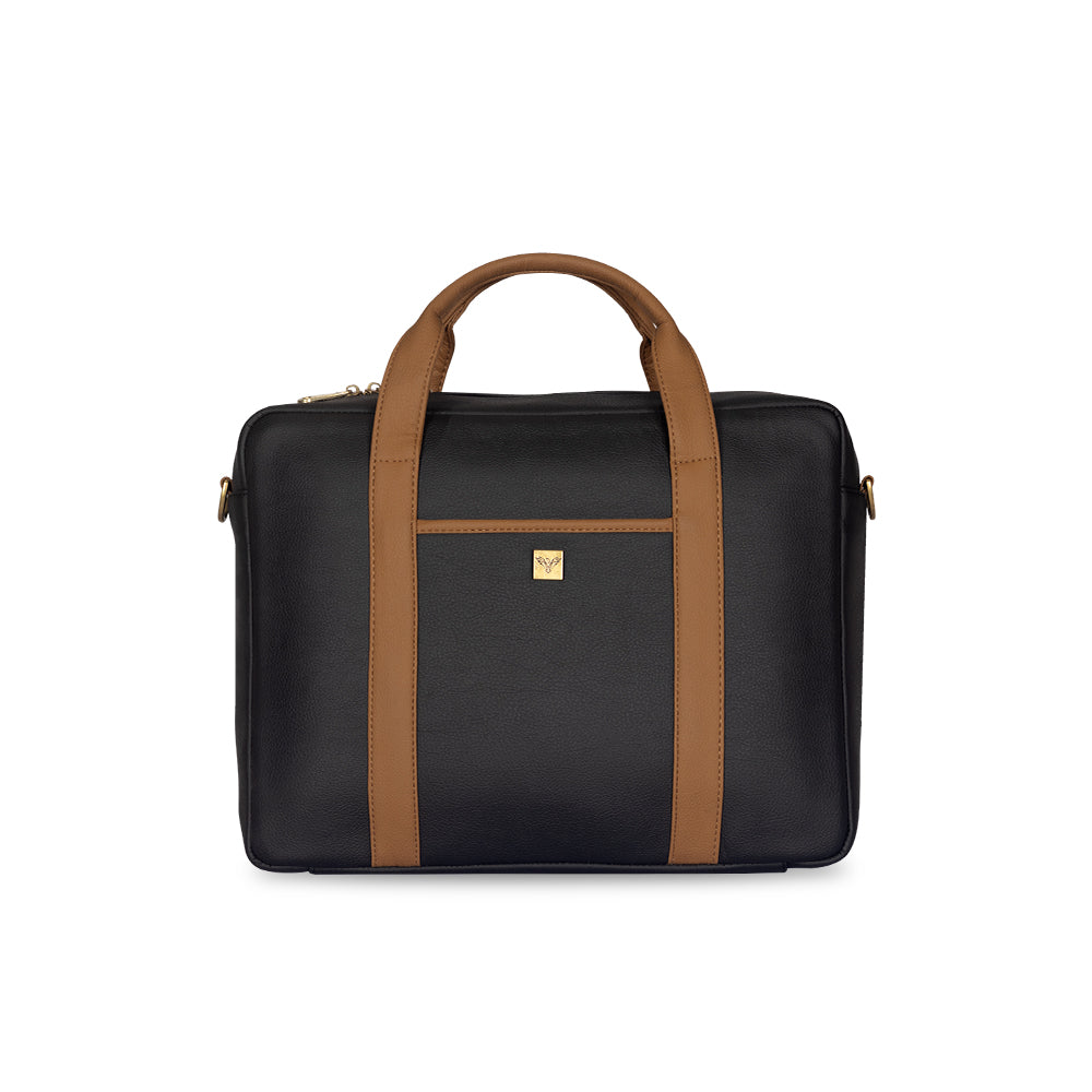 Crest Leather Laptop Bag