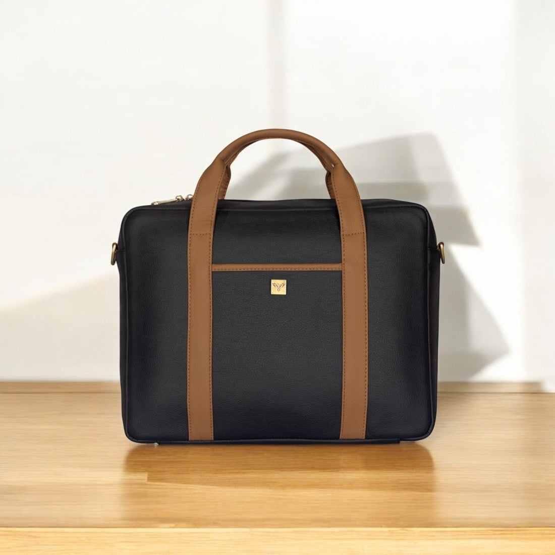 Crest Leather Laptop Bag