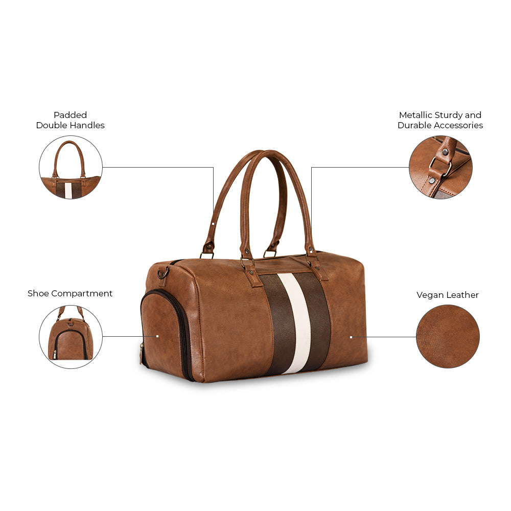 Vanguard Vegan Leather Duffle Bag