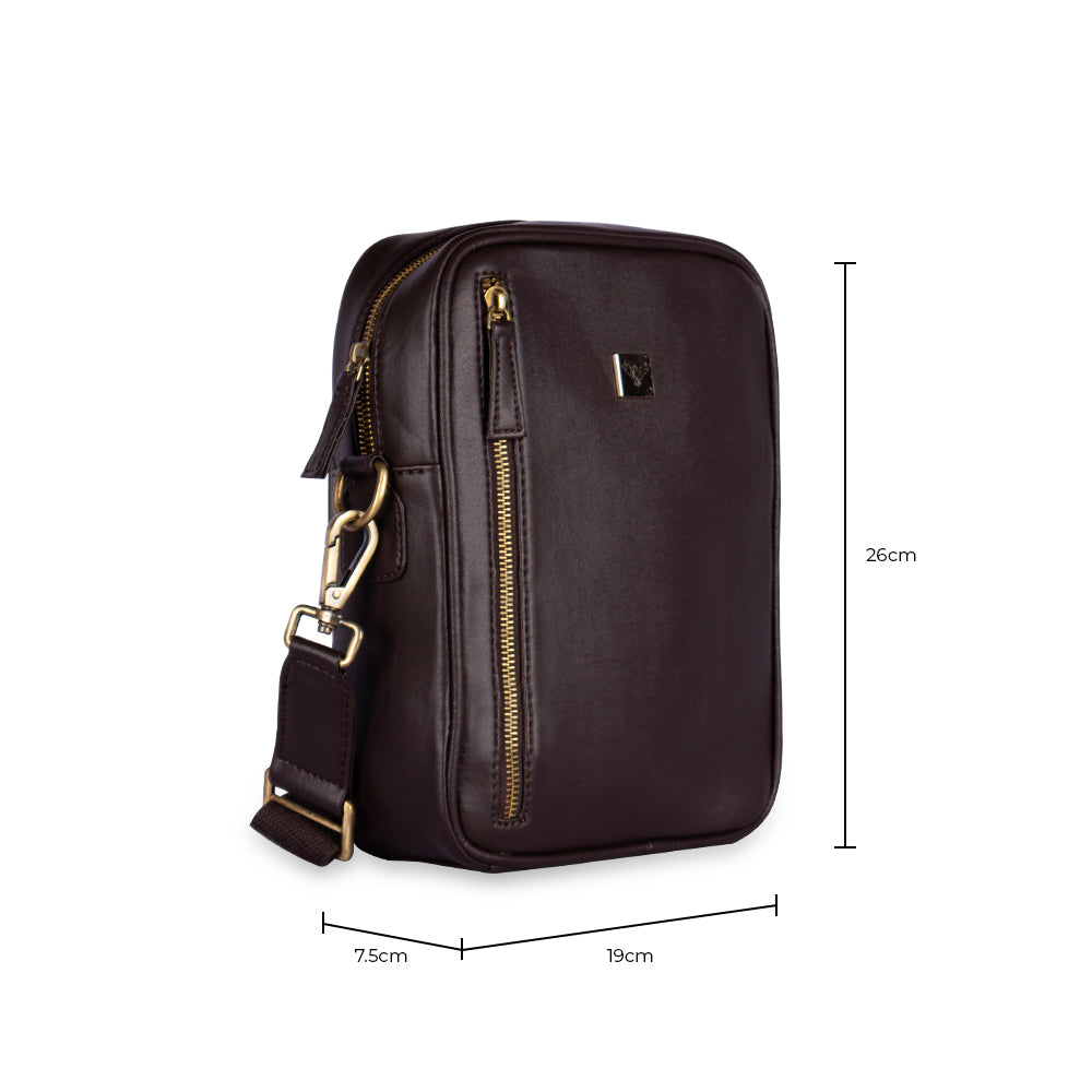 Bolt Leather Sling Bag