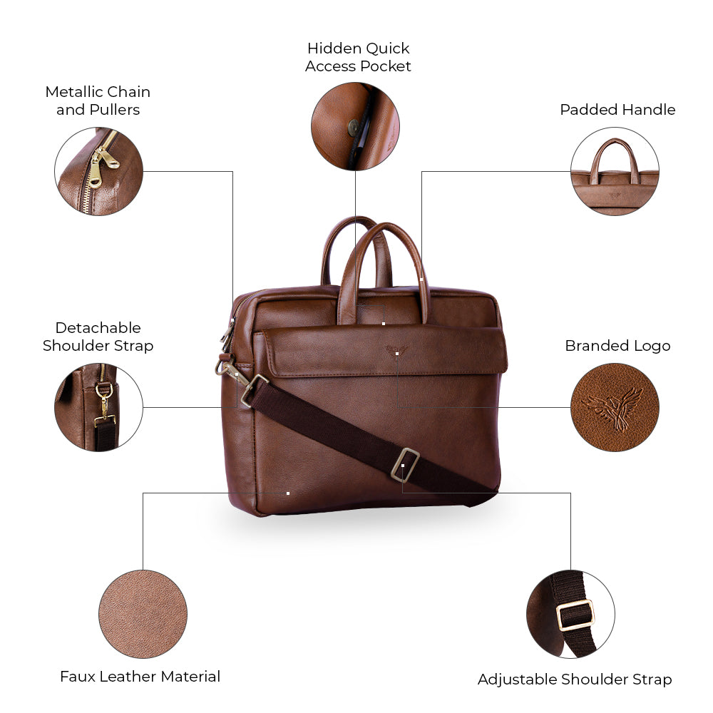 Legacy Leather Laptop Bag